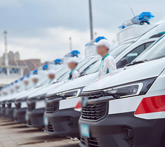 商河县服务车队展示